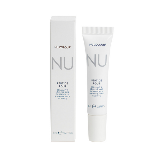 Nu Colour® Peptide Pout - This shimmering, rosy tinted gloss visibly volumizes for plumper, fuller-looking lips.