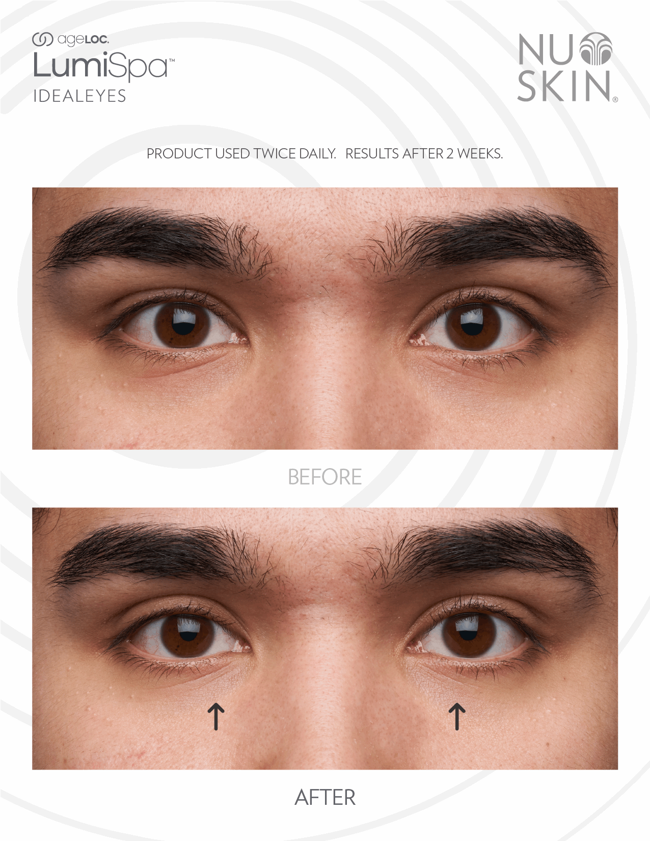 ageLOC® Lumispa® IdealEyes®Buy ageLOC® Lumispa® IdealEyes®
* Discount will apply at checkout.
Goodbye bags, hello bright eyes. ageLOC® LumiSpa® IdealEyes® Activating Eye Cream is specially desageLOC® Lumispa® IdealEyes®