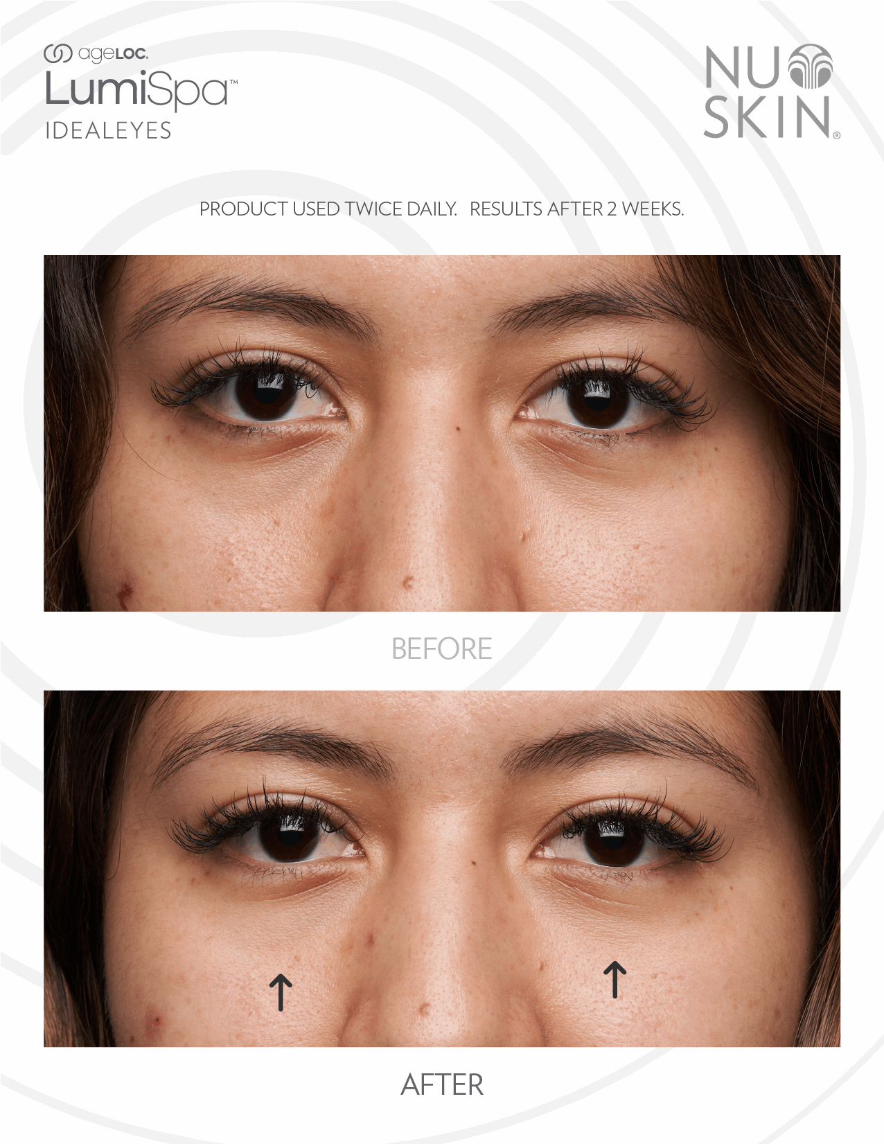 ageLOC® Lumispa® IdealEyes®Buy ageLOC® Lumispa® IdealEyes®
* Discount will apply at checkout.
Goodbye bags, hello bright eyes. ageLOC® LumiSpa® IdealEyes® Activating Eye Cream is specially desageLOC® Lumispa® IdealEyes®
