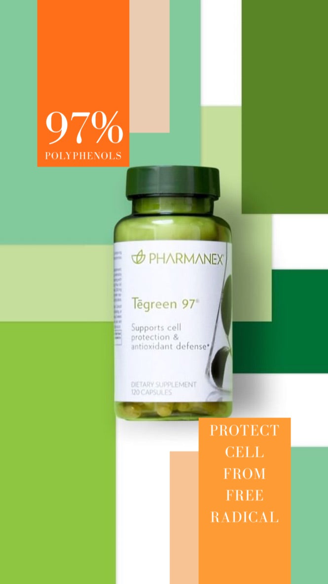 🍃 Cell Protection Tēgreen 97® (120 count) - nustylemom
