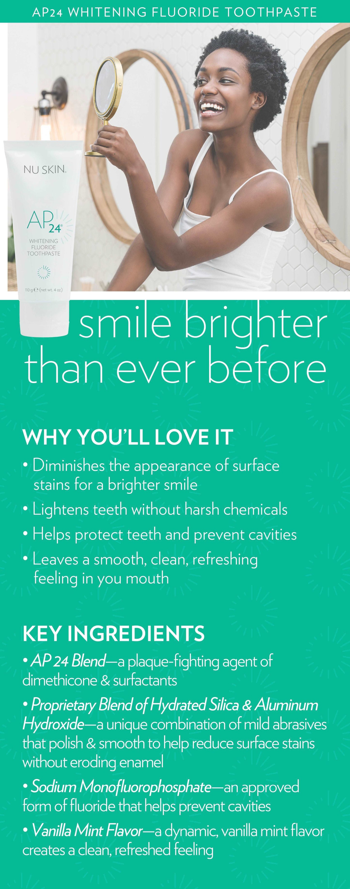 AP 24® Whitening Fluoride Toothpaste - nustylemom