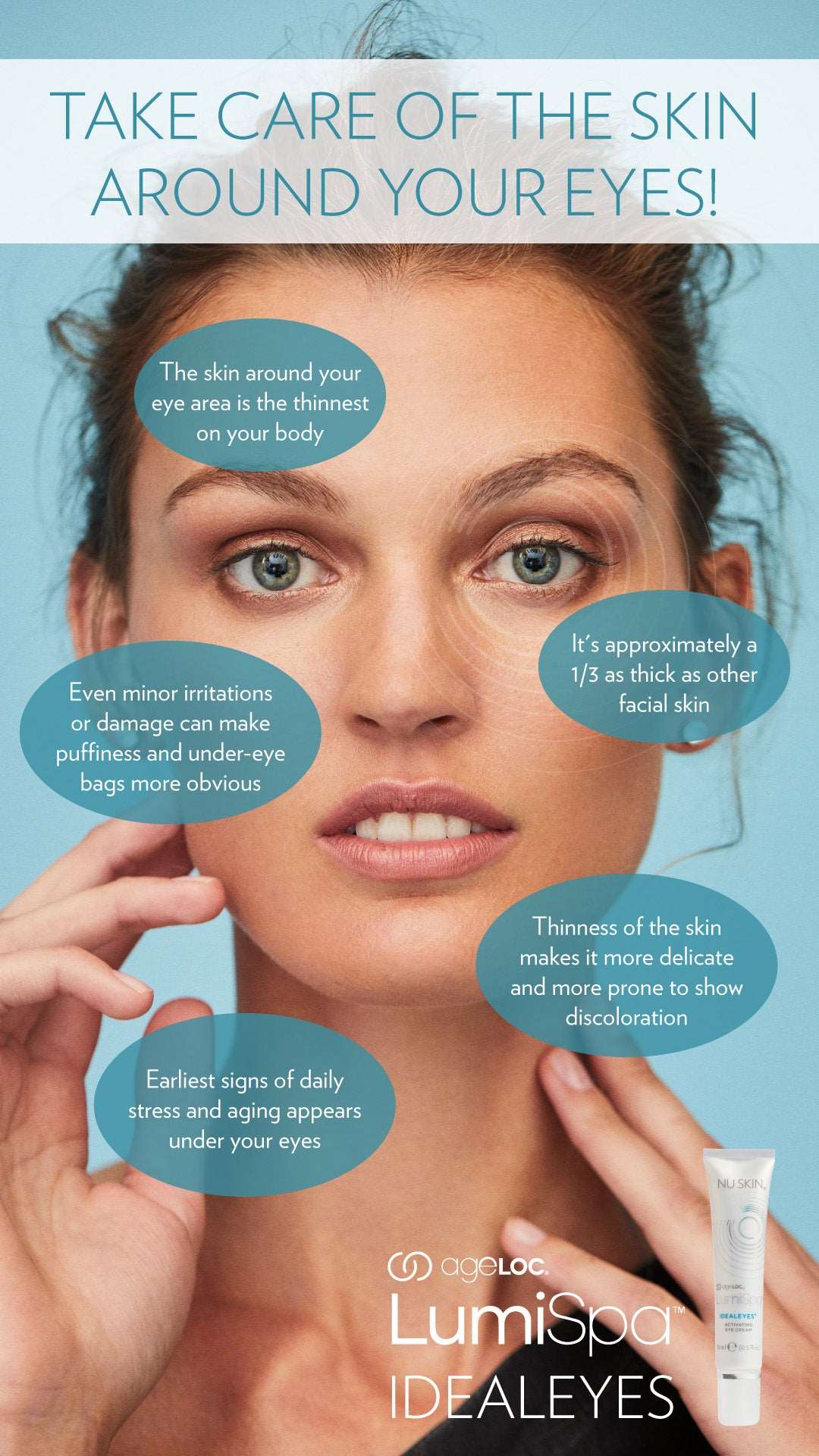 ageLOC® Lumispa® IdealEyes®Buy ageLOC® Lumispa® IdealEyes®
* Discount will apply at checkout.
Goodbye bags, hello bright eyes. ageLOC® LumiSpa® IdealEyes® Activating Eye Cream is specially desageLOC® Lumispa® IdealEyes®