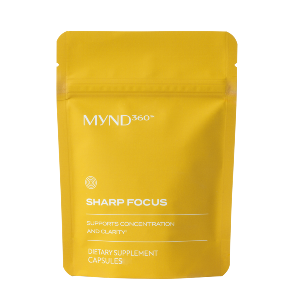 MYND360™ Sharp Focus – Brain Supplement for Mental Clarity, Focus, and Reaction Time