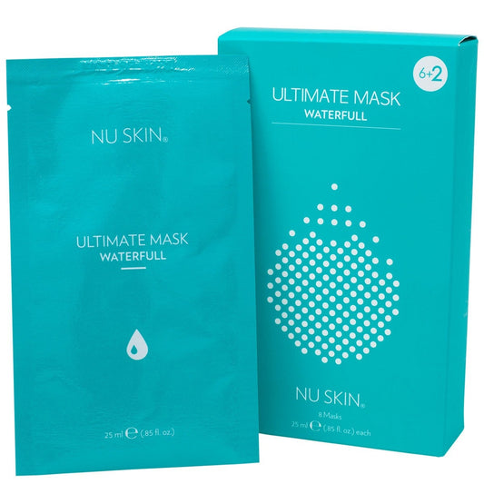 Ultimate Waterfull MaskBuy Ultimate Waterfull Mask
* Discount will apply at checkout. 
Nu Skin Ultimate Waterfull Mask combines the power of rich humectants with water binding moistureUltimate Waterfull Mask